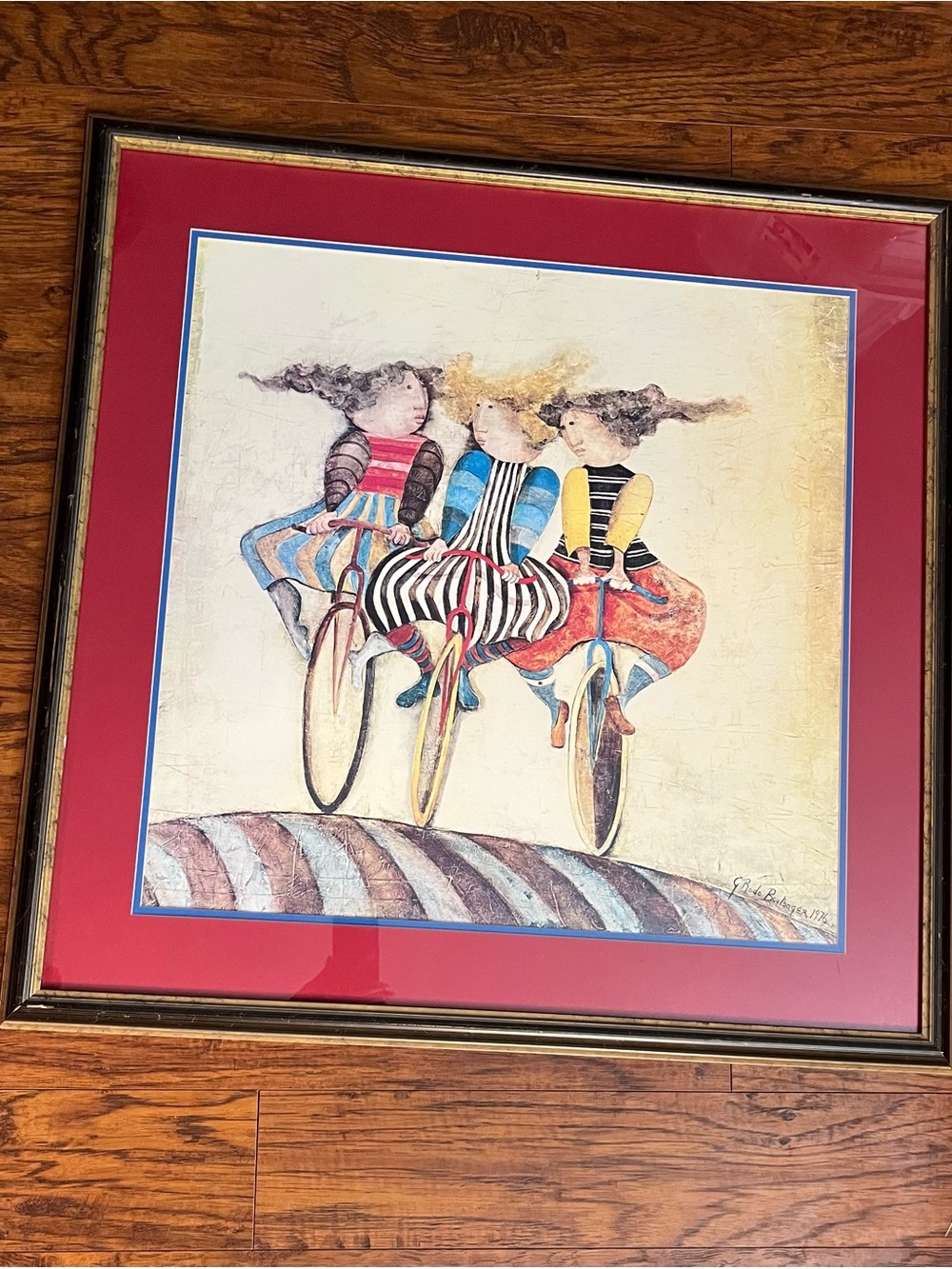 “Holiday on Wheels” Lithograph Print by Artist Graciela Rodo Boulanger